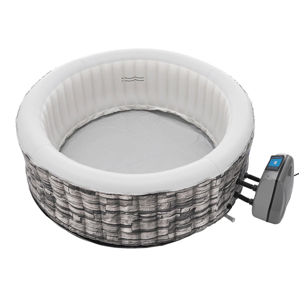 Spa gonflable Carosino aspect pierre gris pro.tec
