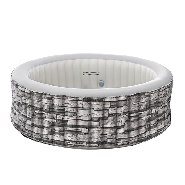 Spa gonflable Carosino aspect pierre gris pro.tec