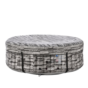Spa gonflable Carosino aspect pierre gris pro.tec