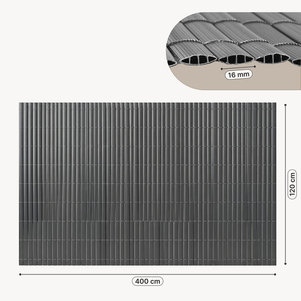 Panneau brise-vue en PVC Cefalu casa.pro
