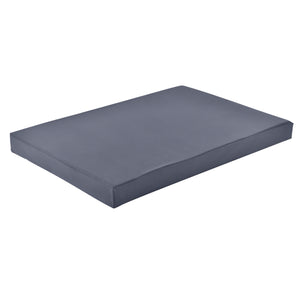 Housse de coussin pour palette Valencia 120x80x10 cm Gris foncé neu.haus