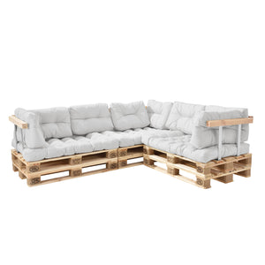 Coussins de palette d'intérieur Mogán Coussin d'assise Coussin de dossier en différentes couleurs [en.casa]