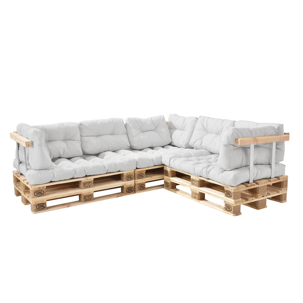 Coussins de palette d'intérieur Mogán Coussin d'assise Coussin de dossier en différentes couleurs [en.casa]