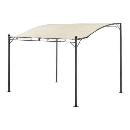 Pergola Teresina Acier Polyester 300 x 250 cm plusieurs couleurs [en.casa]