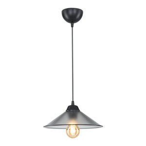 Suspension Hereford en plastique hauteur 48 cm E27 [lux.pro]