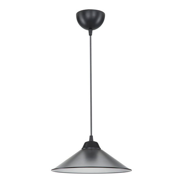 Suspension Hereford en plastique hauteur 48 cm E27 [lux.pro]