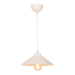 Suspension Hereford en plastique hauteur 48 cm E27 [lux.pro]