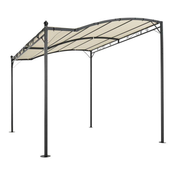 Pergola Teresina Acier Polyester 300 x 250 cm plusieurs couleurs [en.casa]