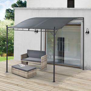 Pergola Teresina Acier Polyester 300 x 250 cm plusieurs couleurs [en.casa]