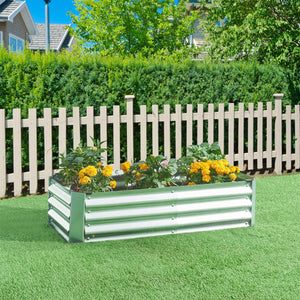 Plate-bande Celano acier argent [en.casa]