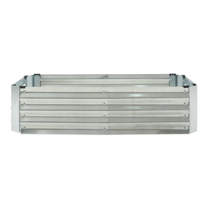 Plate-bande Celano acier argent [en.casa]