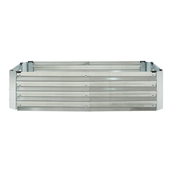 Plate-bande Celano acier argent [en.casa]