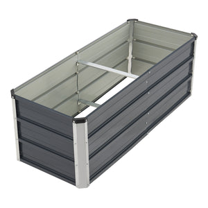 Plate-bande Nijmegen avec entretoise centrale en acier en différentes tailles [en.casa]