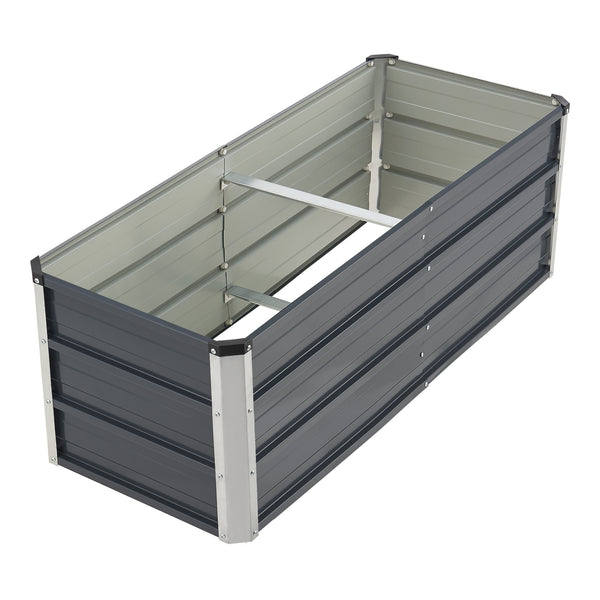 Plate-bande Nijmegen avec entretoise centrale en acier en différentes tailles [en.casa]