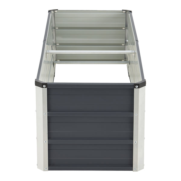 Plate-bande Nijmegen avec entretoise centrale en acier en différentes tailles [en.casa]