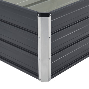 Plate-bande Nijmegen avec entretoise centrale en acier en différentes tailles [en.casa]