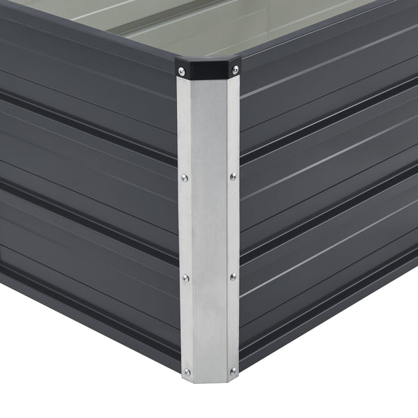 Plate-bande Nijmegen avec entretoise centrale en acier en différentes tailles [en.casa]