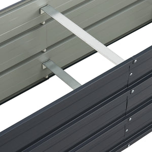 Plate-bande Nijmegen avec entretoise centrale en acier en différentes tailles [en.casa]