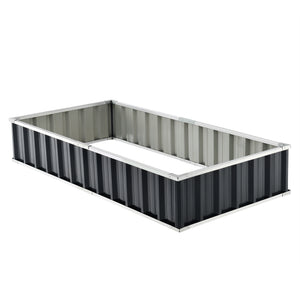 Jardinière Zevenaar acier anthracite [en.casa]