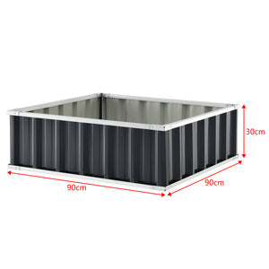 Plate-bande Zevenaar en acier anthracite en différentes tailles [en.casa]