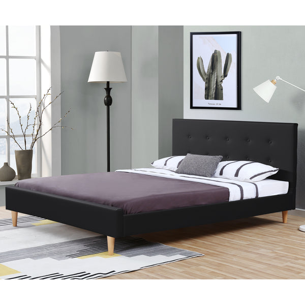 Lit rembourré Estoril en différentes tailles et couleurs Corium en.casa