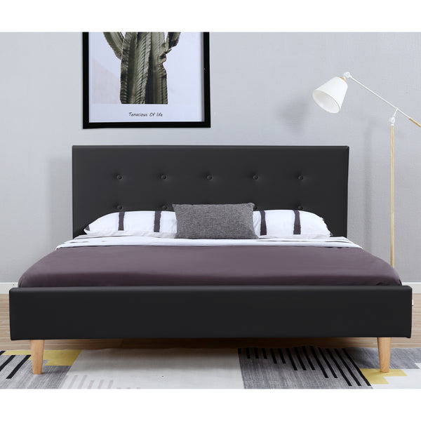 Lit rembourré Estoril en différentes tailles et couleurs Corium en.casa