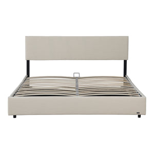 Lit capitonné Juva avec matelas à mousse froid 