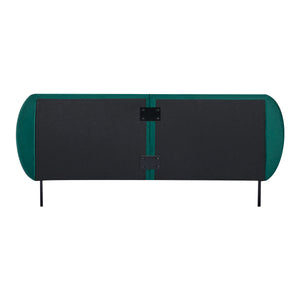 Lit capitonné Porvoo avec matelas à mousse froid [en.casa]