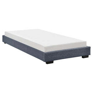Lit Moderne Rembourré avec Similicuir avec Matelas Corium 