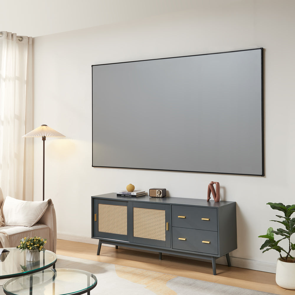 Écran de projection mural Väkhoga Full HD 4K 8K HDR [en.casa]