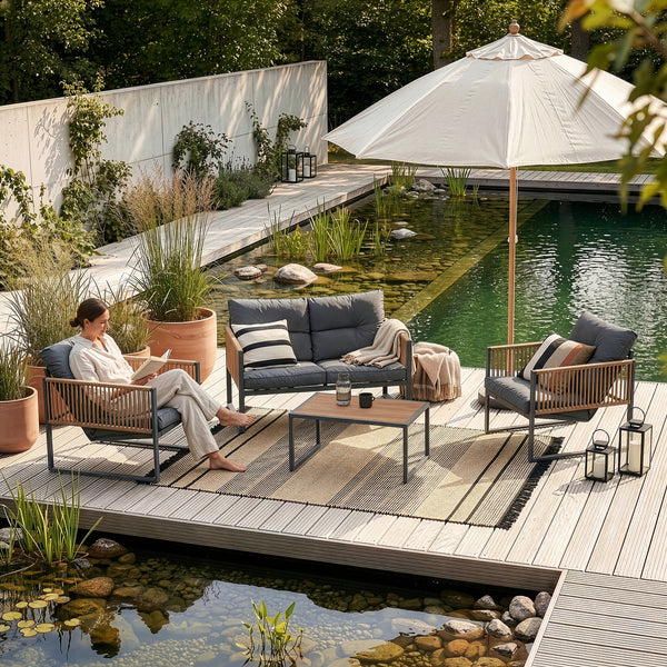 Salon de jardin 4 pièces Karg casa.pro