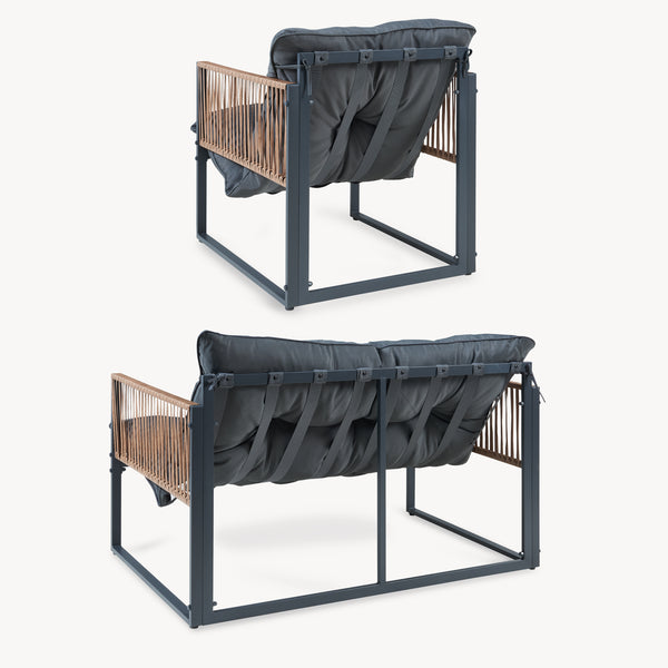 Salon de jardin 4 pièces Karg casa.pro