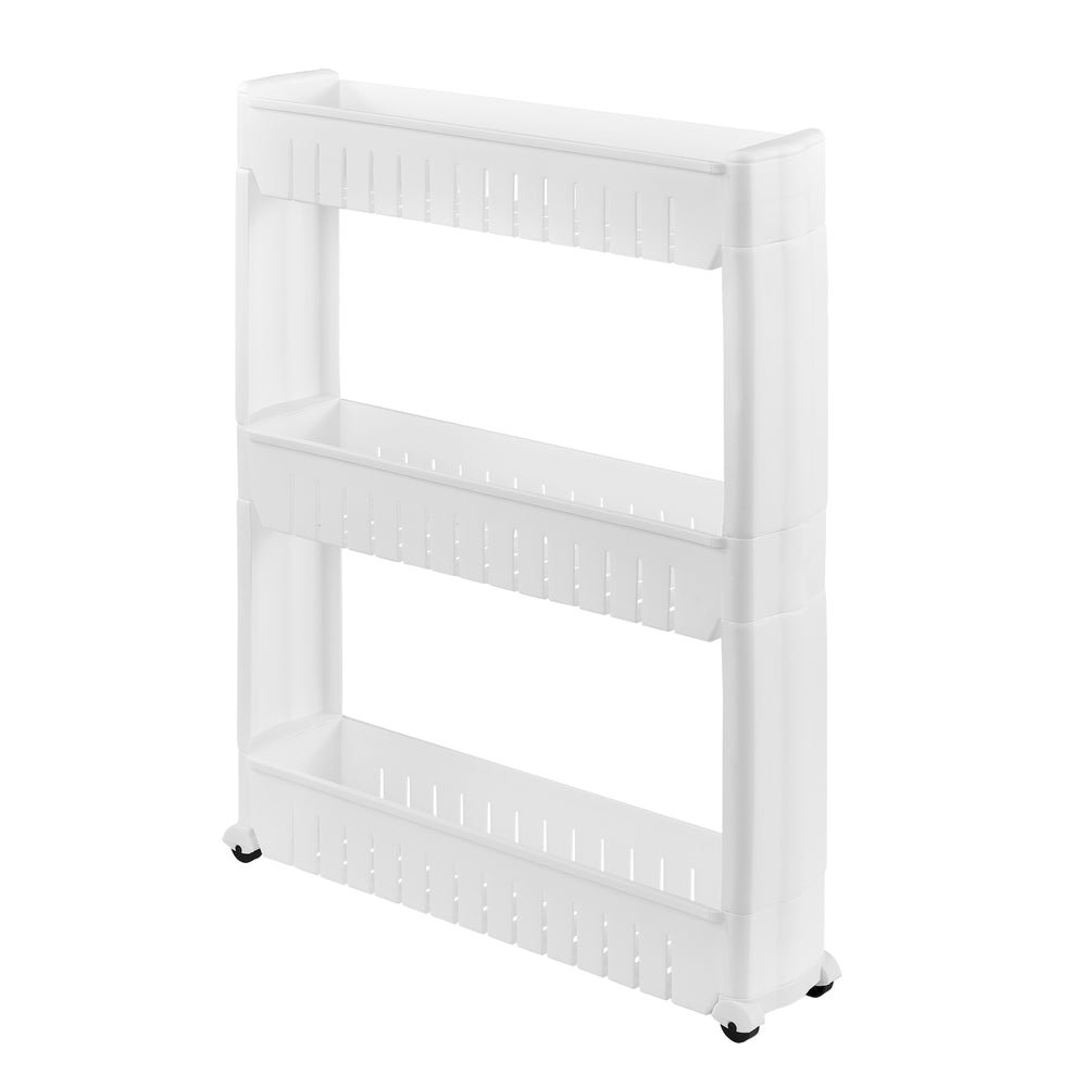 Rayonnage mobile en différentes tailles Blanc en.casa - premiumXL