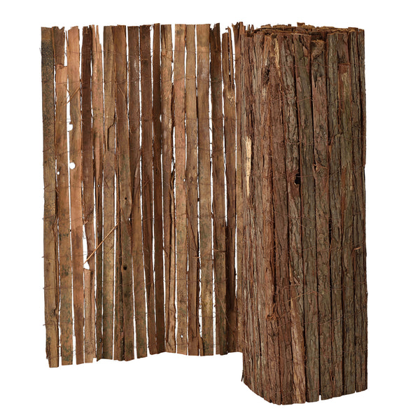 Clôture Brise Vue Écorce / Bois de Saule Plusieurs Tailles [casa.pro]