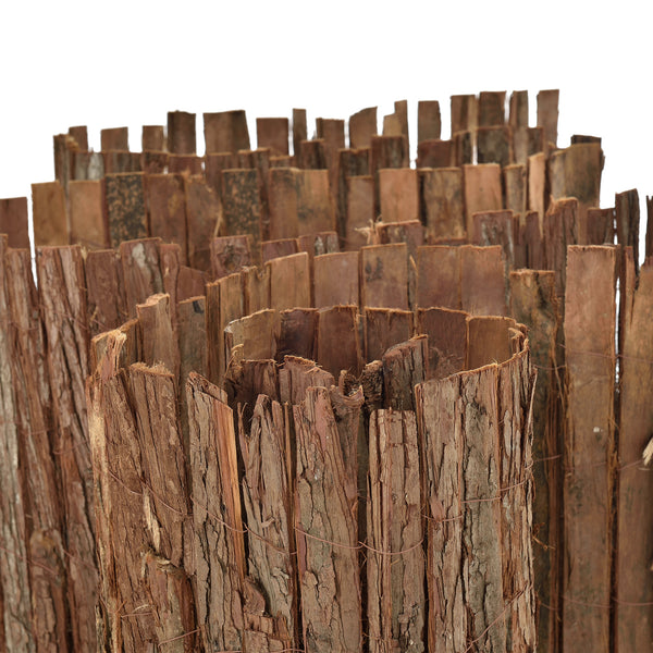 Clôture Brise Vue Écorce / Bois de Saule Plusieurs Tailles [casa.pro]