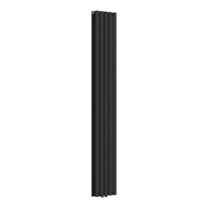 Radiateur à panneaux double Nore 1122 W acier 180 x 30 x 8 cm noir [neu.haus]