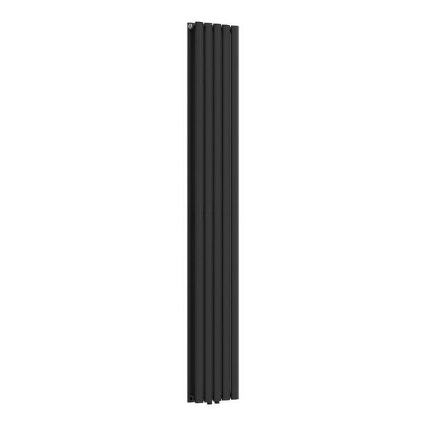 Radiateur à panneaux double Nore 1122 W acier 180 x 30 x 8 cm noir [neu.haus]