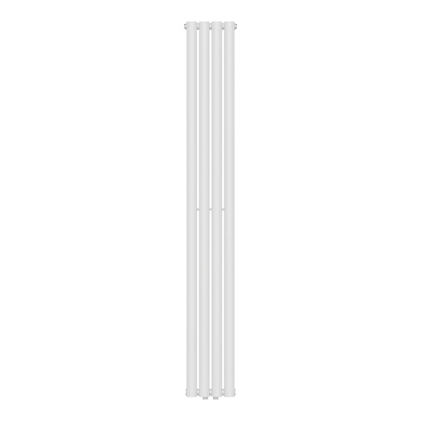 Radiateur à panneau plat Nore 484 W acier 180 x 24 cm blanc [neu.haus]