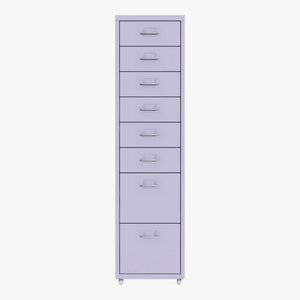 Caisson de bureau Kökar à roulettes avec 8 tiroirs 109 x 28 x 41 cm [en.casa]