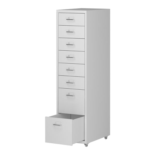 Caisson de bureau Kökar à roulettes avec 8 tiroirs 109 x 28 x 41 cm [en.casa]