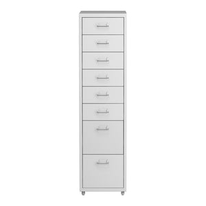 Caisson de bureau Kökar à roulettes avec 8 tiroirs 109 x 28 x 41 cm [en.casa]