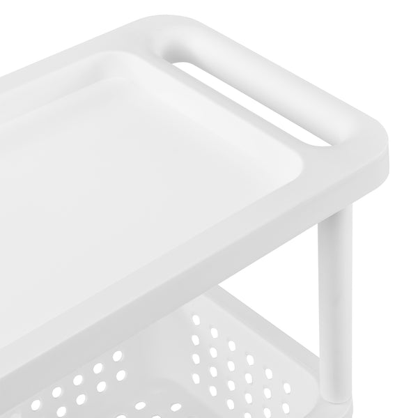 Meuble de rangement à roulettes Plusieurs tailles Blanc [en.casa]