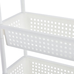 Meuble de rangement à roulettes Plusieurs tailles Blanc [en.casa]