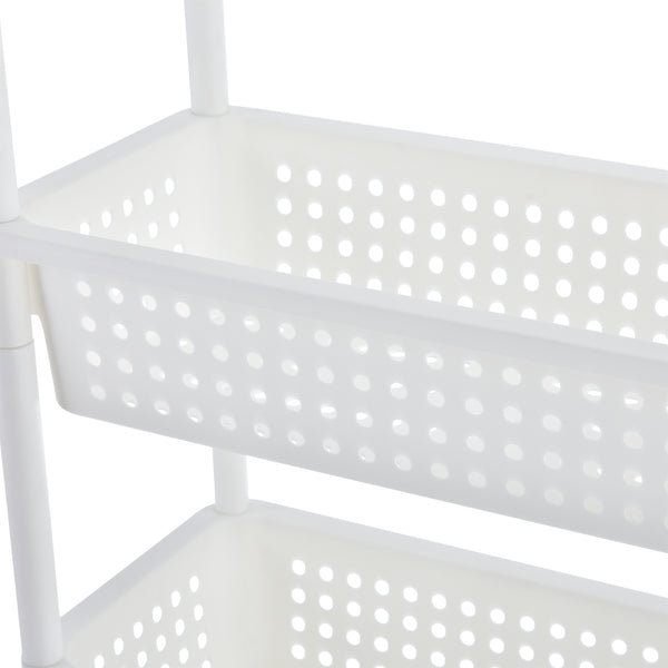 Meuble de rangement à roulettes Plusieurs tailles Blanc [en.casa]