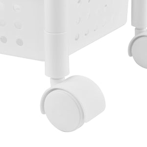 Meuble de rangement à roulettes Plusieurs tailles Blanc [en.casa]