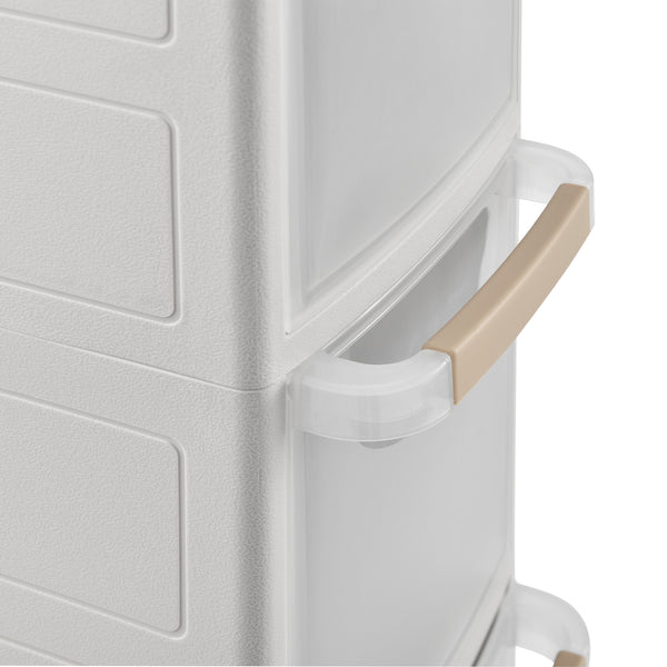 Meuble de rangement à roulettes Plusieurs tailles Blanc [en.casa]