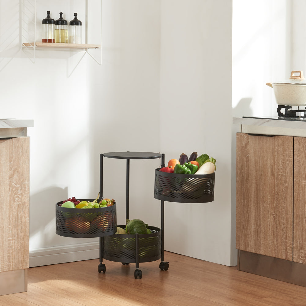 Chariots de service Steigen en différentes couleurs et versions [en.casa] - premiumXL