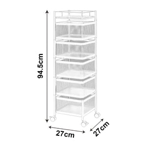 Chariot Sunndal en différentes couleurs et finitions [en.casa]
