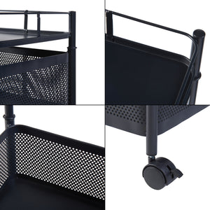 Chariot Sunndal en différentes couleurs et finitions [en.casa]