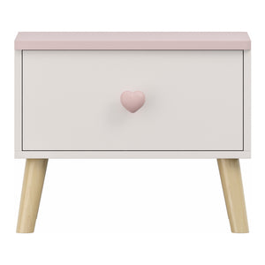 Table de chevet pour enfant Sandnes 31 x 38 x 30 cm [en.casa]